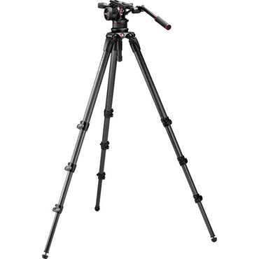 Manfrotto Nitrotech N12 & 536 Carbon Fiber Single Legs Tripod System - The Film Equipment Store