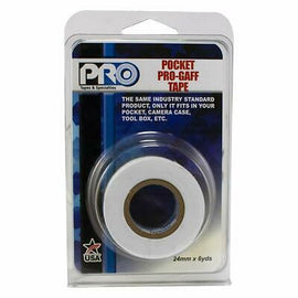 Pro-Gaff Pocket Cloth Tape, 24mm / 1" x 5.4m / 6 Yards Roll