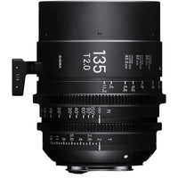 Sigma 135mm T2 FF High Speed Prime Cine Lens - Feet Scale - The Film Equipment Store
