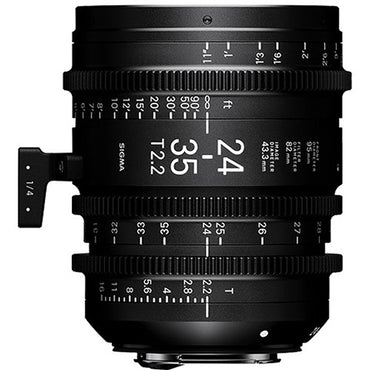 Sigma 24-35mm T2.2 FF Zoom Cine Lens ( EF & E Mount ) - Feet Scale - The Film Equipment Store