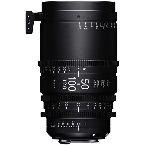 Sigma 50-100mm T2 High Speed Zoom Cine Lens  - Feet Scale - The Film Equipment Store
